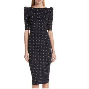 Smythe Polka Dot Puff Sleeve Dress - M - Stunning, Slinky, Sexy and sold out!!